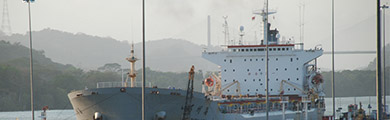 Image of Cargo Ship in Panama