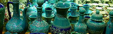 Image of turquoise vases 