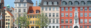 Image of Buildings in Copenhagen, Denmark 