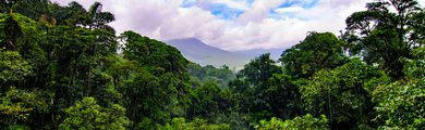 Image of mountain view in Costa Rica