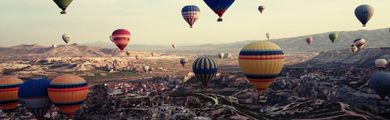 Image of hot air balloons in Turkey 