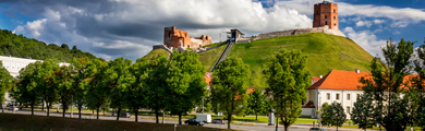 Image of a fort in Vilnius, Lithuania 