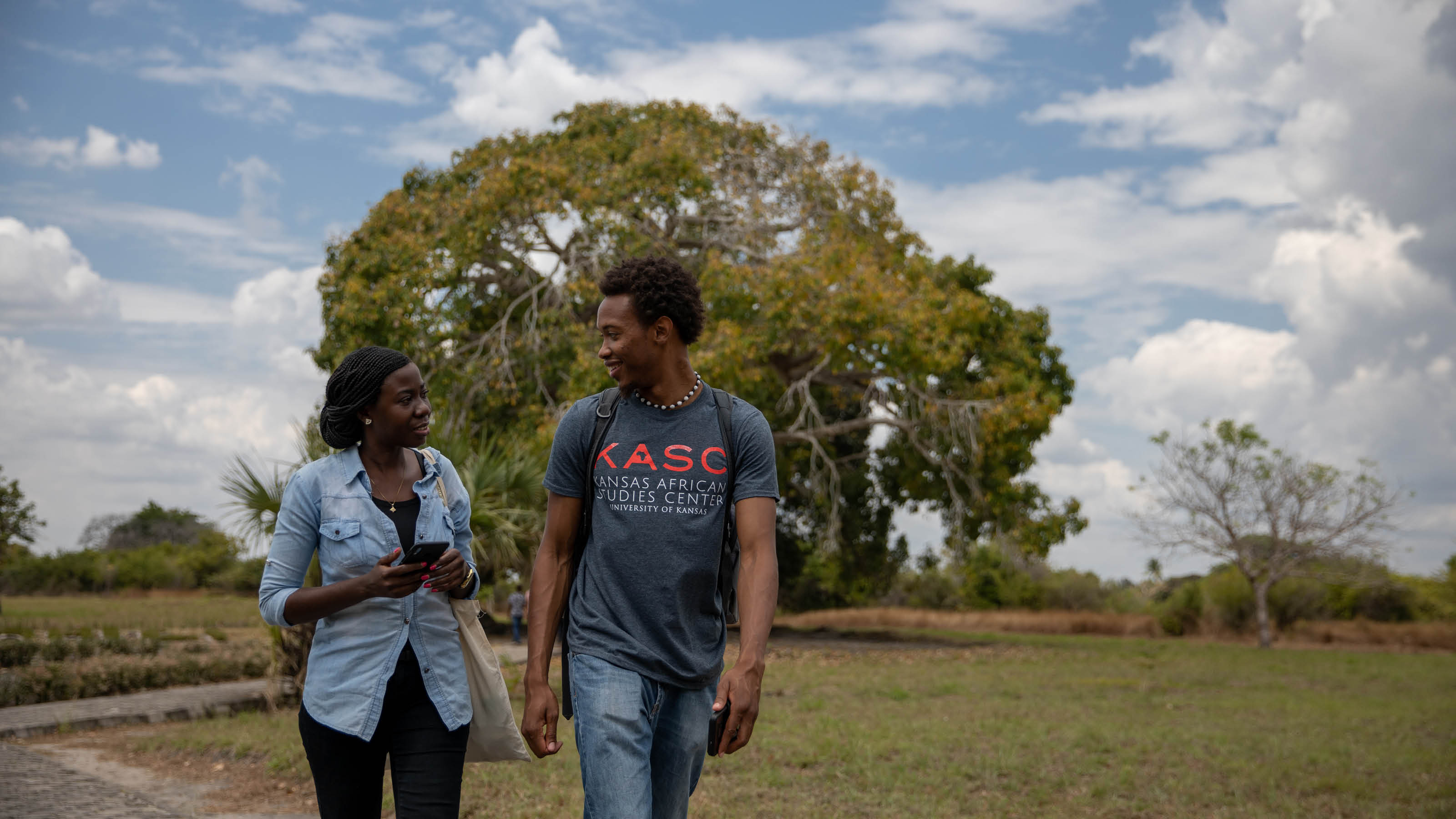 Students abroad in Tanzania. 