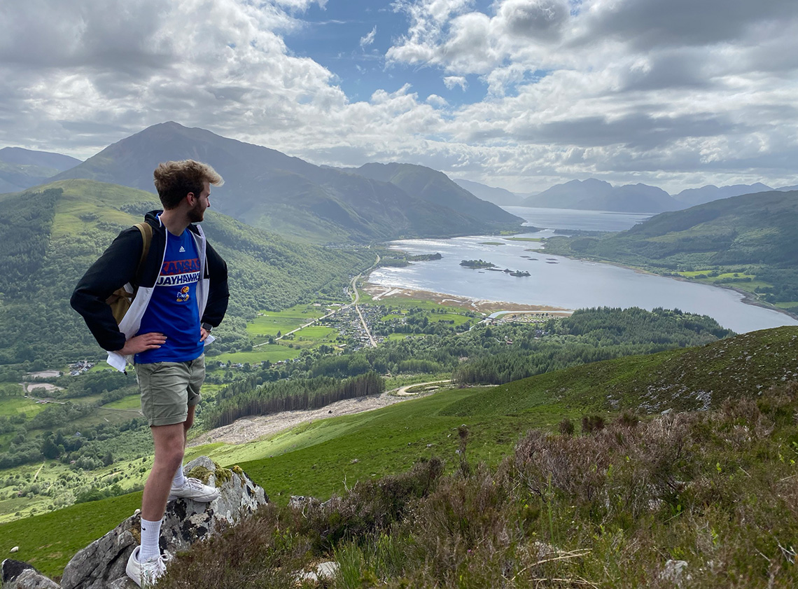 Student abroad in Scotland