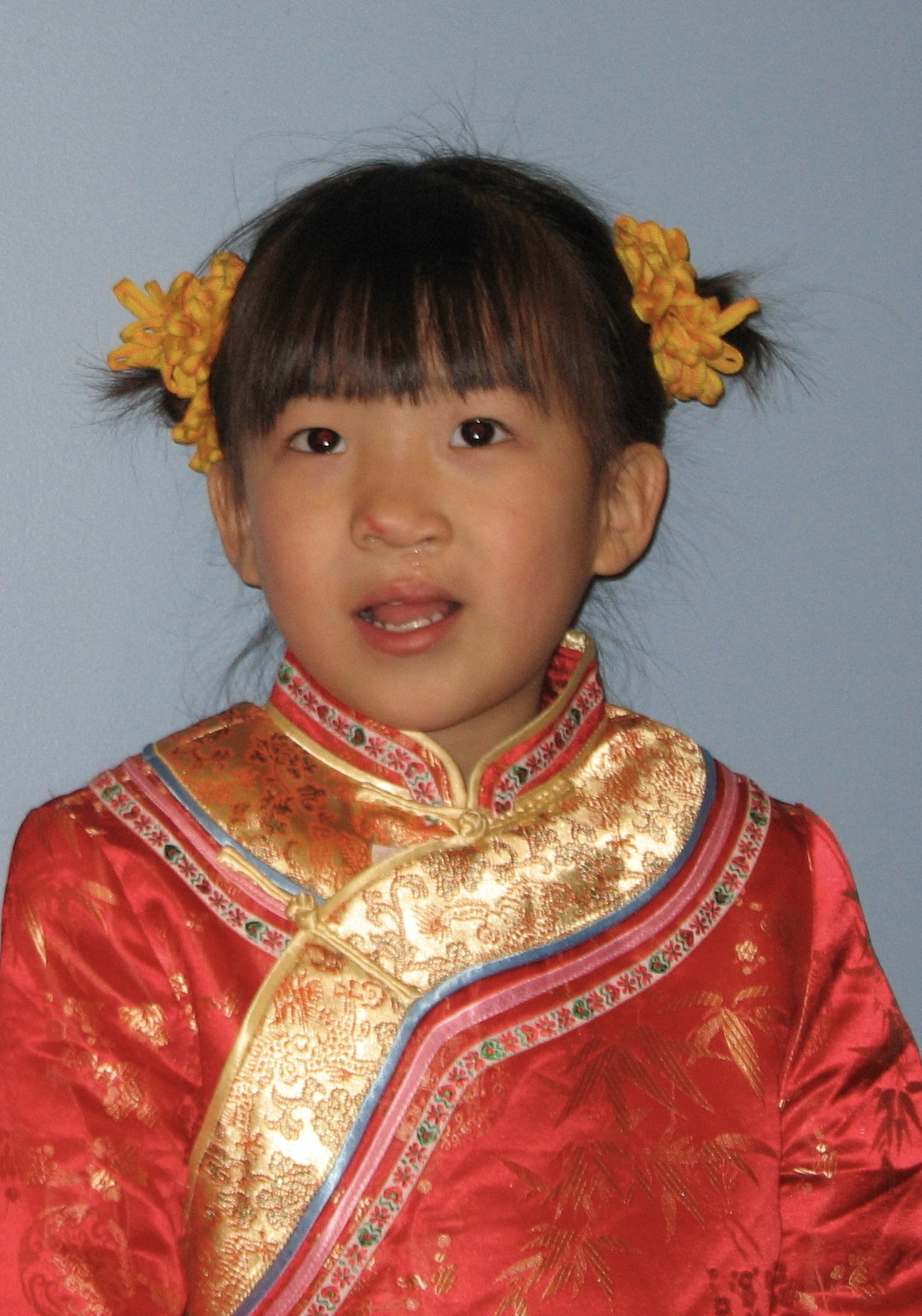 Allison (Lulu) Muzzy as a kid during Chinese New Year. 