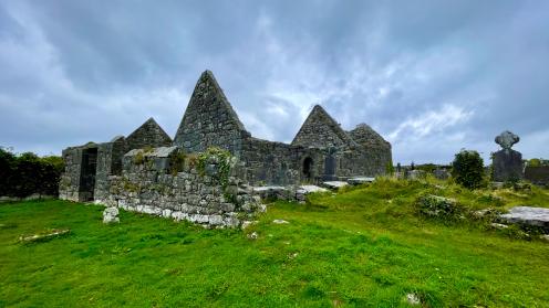 View of a stone building in Ireland